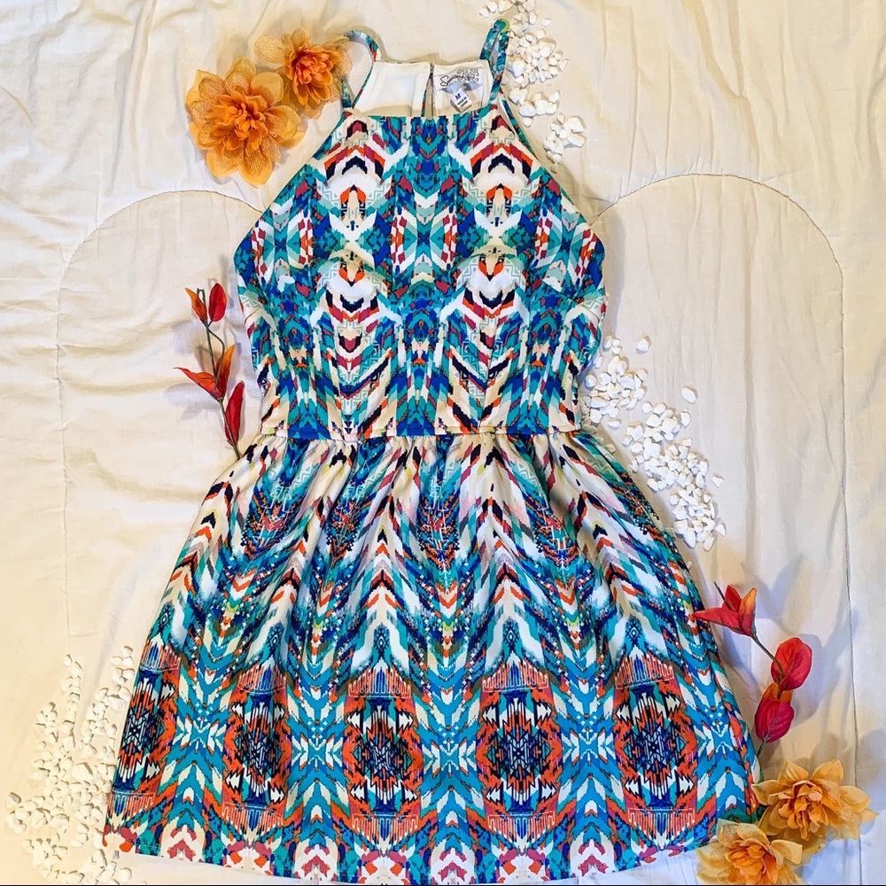 Speechless Patterned Mini Dress